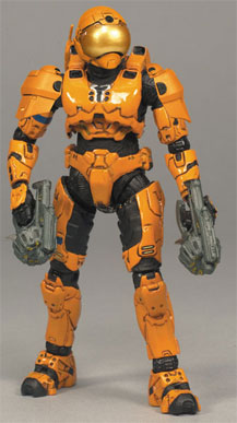 McFarlane Toys - Halo 3 Series 7 Orange Spartan Security Soldier