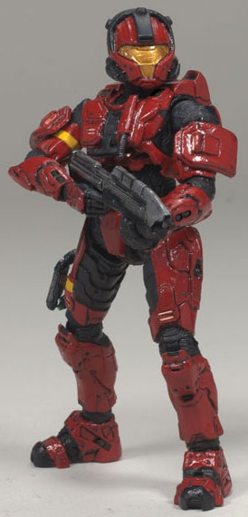 McFarlane Toys - Halo 3 Series 2 Red CQB Spartan action figure toy