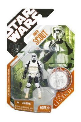 Star Wars Saga Legends Biker Scout Action Figure