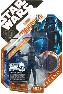 Star Wars Saga Legends Shadow Stormtrooper Action Figure